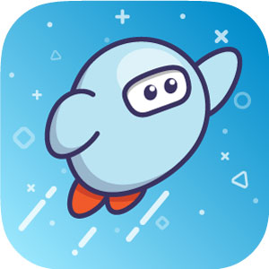 Sora Logo (A bird robot character flying toward the sky)